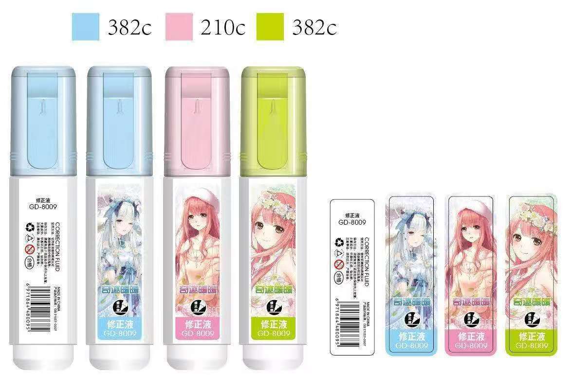 Cartoon Correction Fluid Correction Fluid Student Steel Head Correction Fluid Study Stationery Pen Shape Correction Fluid Wholesale Cartoon Correction Fluid Correction Fluid Student Steel Head Correction Fluid Study Stationery Pen Shape Correction Fluid Wholesale