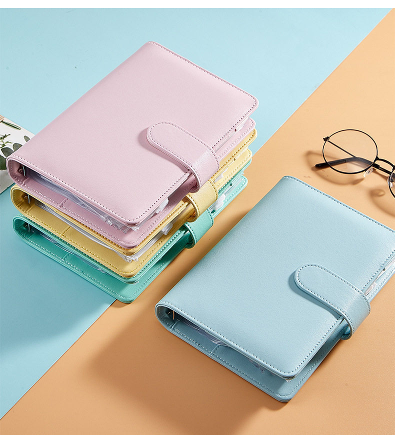Amazon Macaron Notebook Shell Creative Journal Book Loose-Leaf Binder Journal Book A6 Notebook Notepad