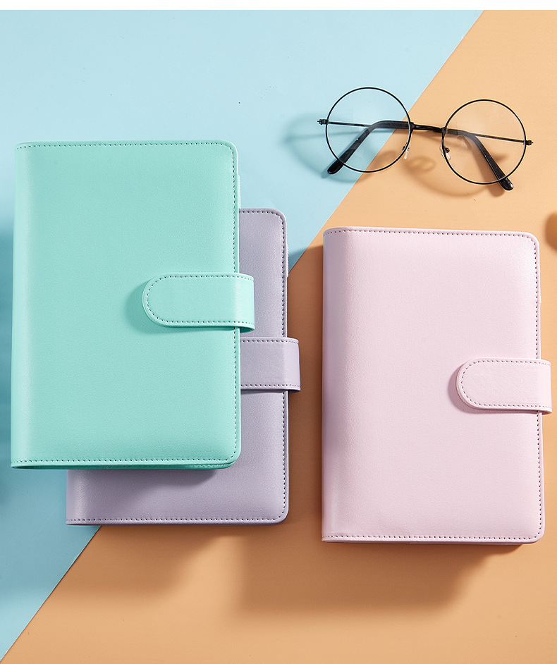 Amazon Macaron Notebook Shell Creative Journal Book Loose-Leaf Binder Journal Book A6 Notebook Notepad