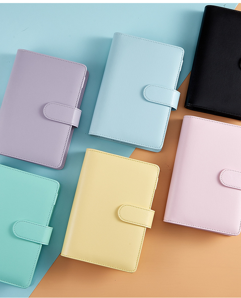 Amazon Macaron Notebook Shell Creative Journal Book Loose-Leaf Binder Journal Book A6 Notebook Notepad