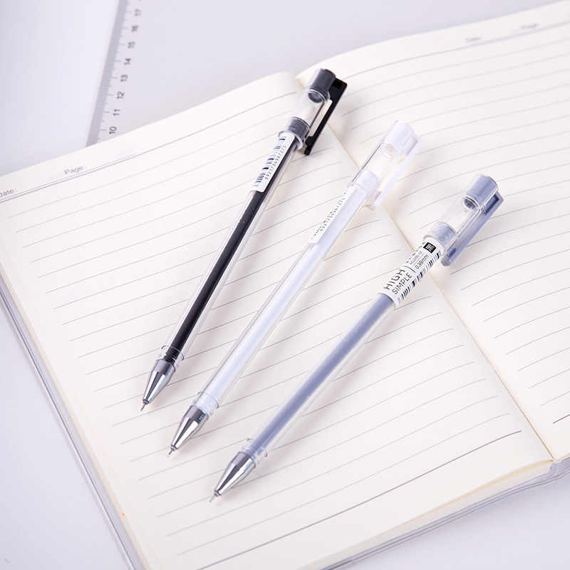 Deli Fresh Student Gel Pen 0.35 Cute Black Pen 0.38 Cartoon Bullet Full Needle Tube Ball Pen 0.5 Deli Fresh Student Gel Pen 0.35 Cute Black Pen 0.38 Cartoon Bullet Full Needle Tube Ball Pen 0.5