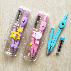 Student Stationery Cartoon Multifunctional Compasses Set Metal Compass Ruler 7-Piece Set Exam Drawing Tools Student Stationery Cartoon Multifunctional Compasses Set Metal Compass Ruler 7-Piece Set Exam Drawing Tools
