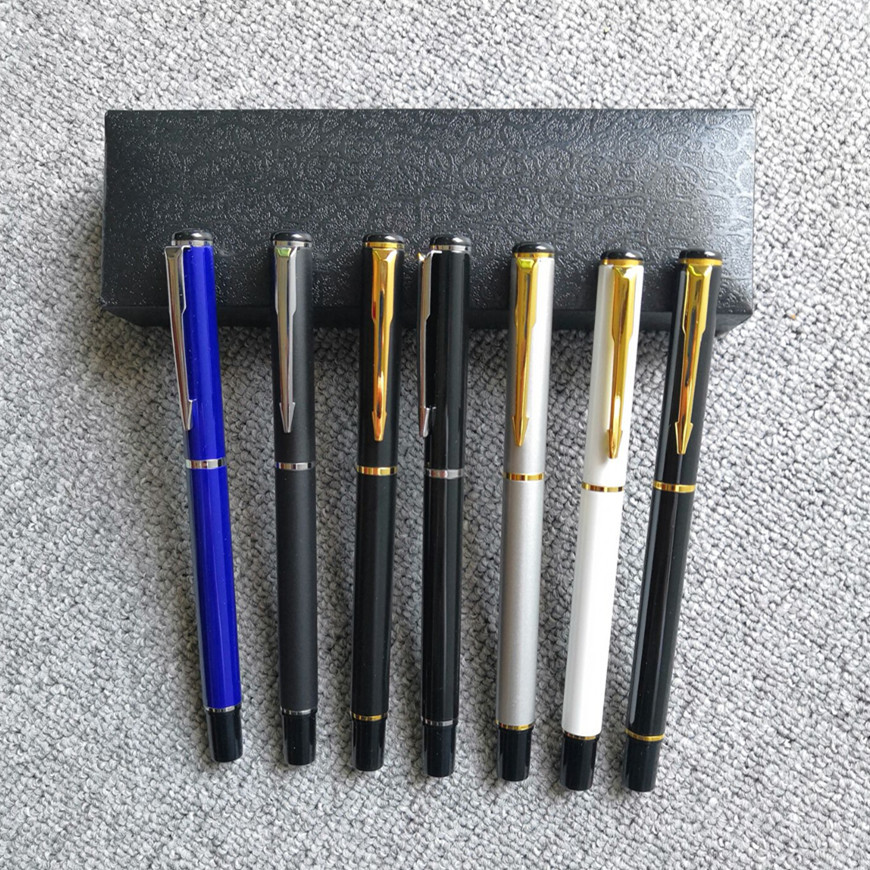 Factory Direct Sales Metal Roller Ball Pen Signature Pen Gel Pen Advertising Gift Business Pen Laser Logo