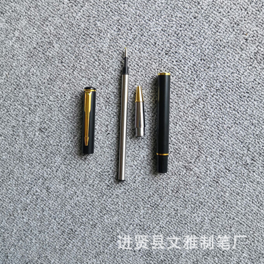 Factory Direct Sales Metal Roller Ball Pen Signature Pen Gel Pen Advertising Gift Business Pen Laser Logo