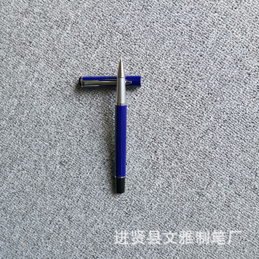 Factory Direct Sales Metal Roller Ball Pen Signature Pen Gel Pen Advertising Gift Business Pen Laser Logo