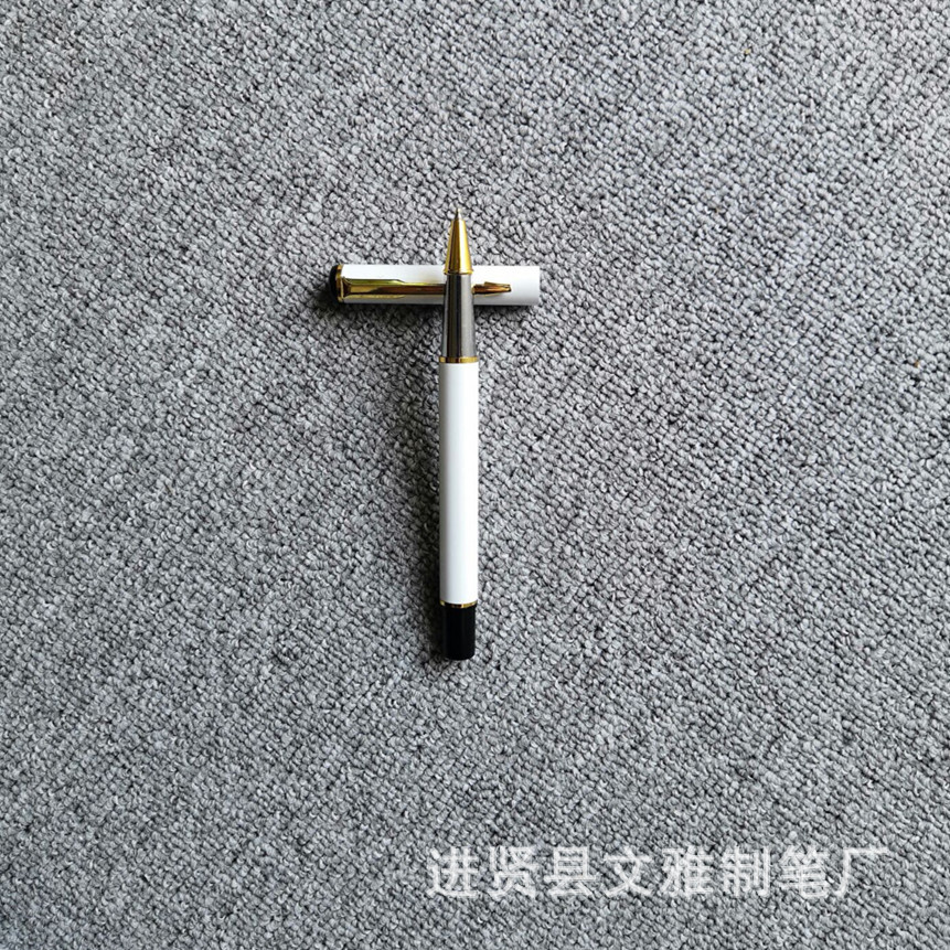 Factory Direct Sales Metal Roller Ball Pen Signature Pen Gel Pen Advertising Gift Business Pen Laser Logo