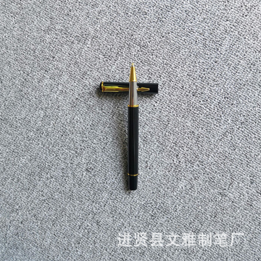 Factory Direct Sales Metal Roller Ball Pen Signature Pen Gel Pen Advertising Gift Business Pen Laser Logo