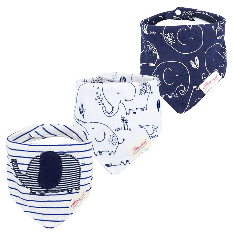 Momscare Triangular Binder Baby Supplies Kids&#039; Bib Bib Ins Bib Three PCs Set