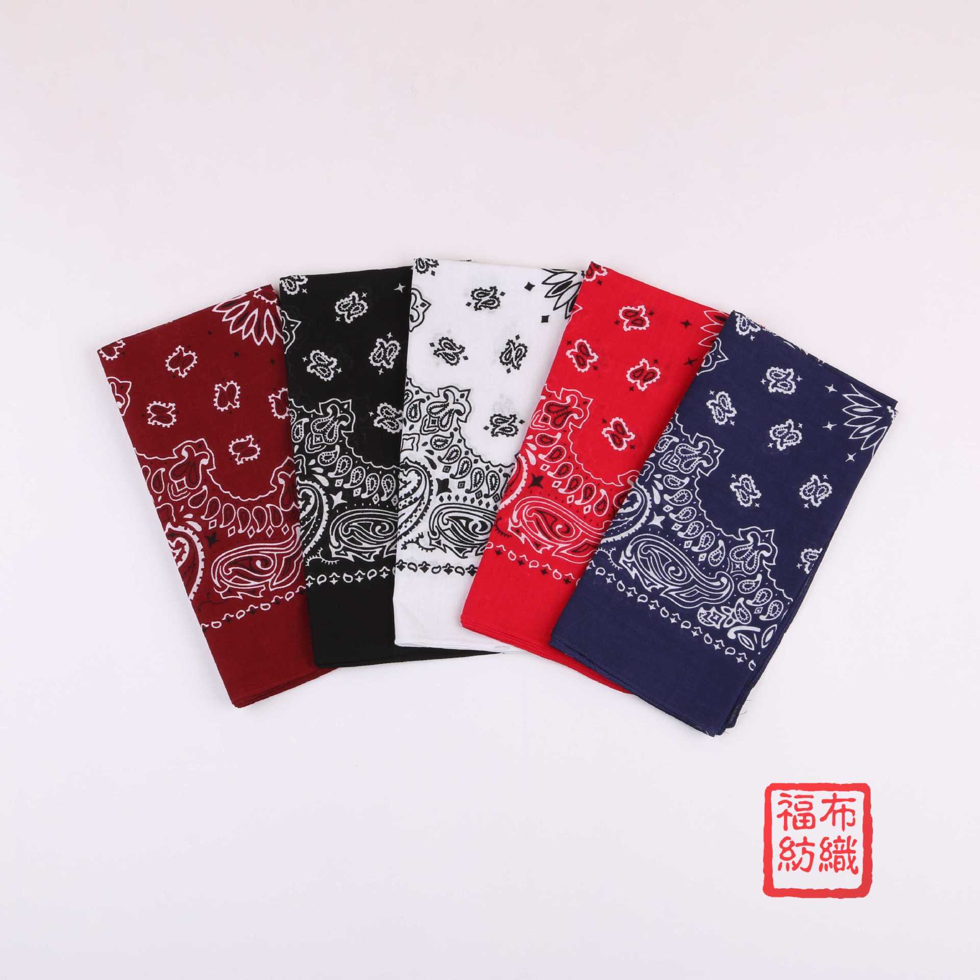 55cm Hip Hop SUNFLOWER Sports Scarf Square Scarf Cotton Thick Type Outdoor Cycling Mask Triangular Binder Customizable