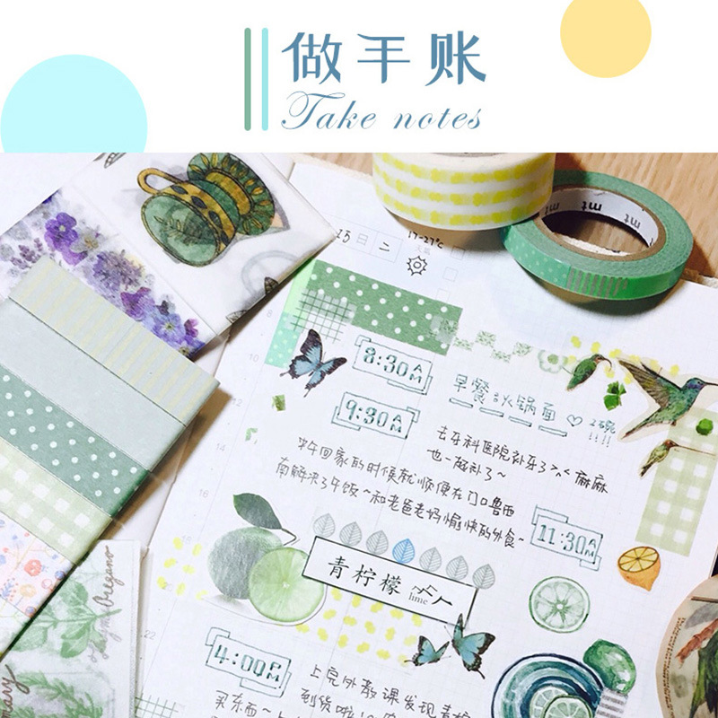Simple and Beautiful Morandi Color Color Gel Pen Set Notebook Stationery for Students Vintage Ball Pen 0.5mm
