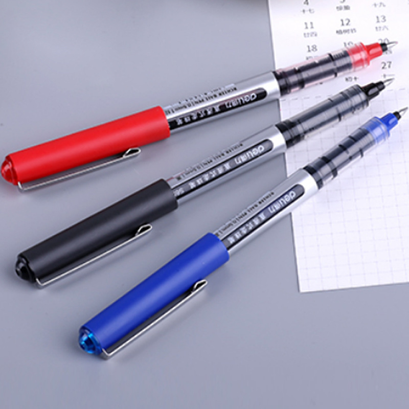 Deli S656 Roller Pen 0.5mm Bullet Straight Liquid Ballpoint Pen Exam Gel Pen Signature Ball Pen 1