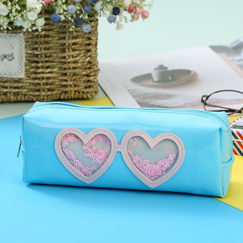 Stock new hair ball pen bag student sequin makeup lady children&#039;s sequin pen bag