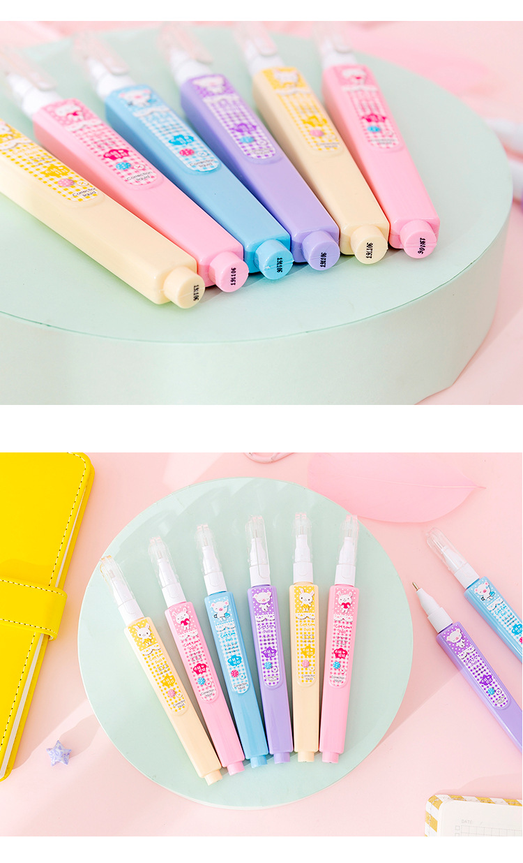 Hobby 65081 Cartoon Correction Fluid Cartoon Student Correction Fluid Student Writing Supplies Cartoon Gifts Wholesale