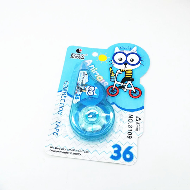 Factory Direct Sales Students&#039; Supplies Correction Tape Correction Fluid 8109 Large Correction Tape Correction Word Wholesale Two Yuan