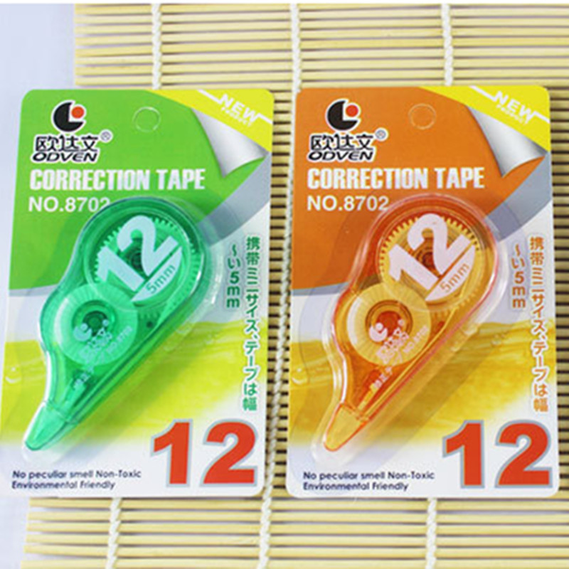 Factory Direct Sales Students&#039; Supplies Correction Tape Correction Fluid 8702 Correction Tape Correction Word Wholesale Two Yuan