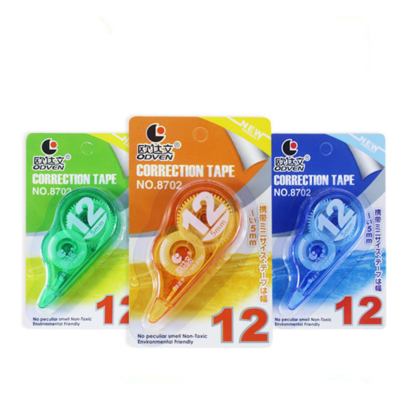 Factory Direct Sales Students&#039; Supplies Correction Tape Correction Fluid 8702 Correction Tape Correction Word Wholesale Two Yuan