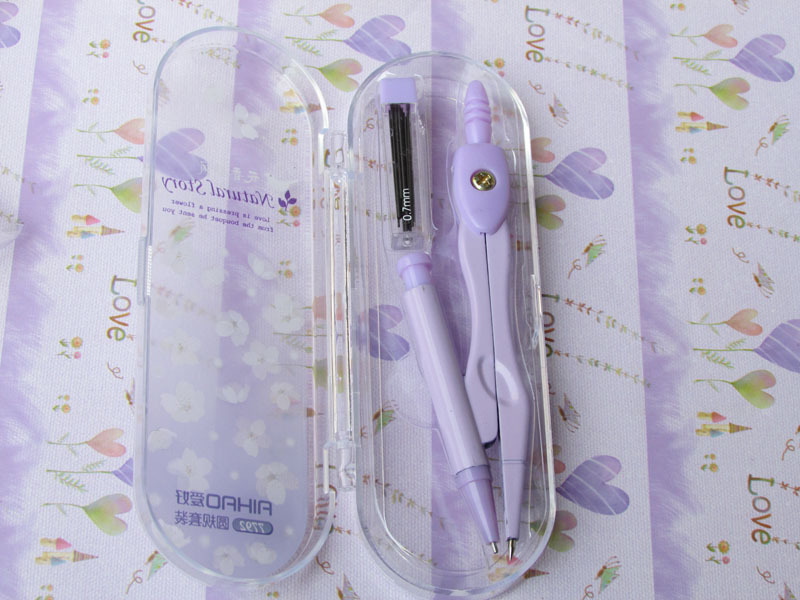 Hobby Compasses 7711, 7792 Mechanical Pencil Pen Metal Compass Compasses Set Cute Student Stationery Authentic Wholesale