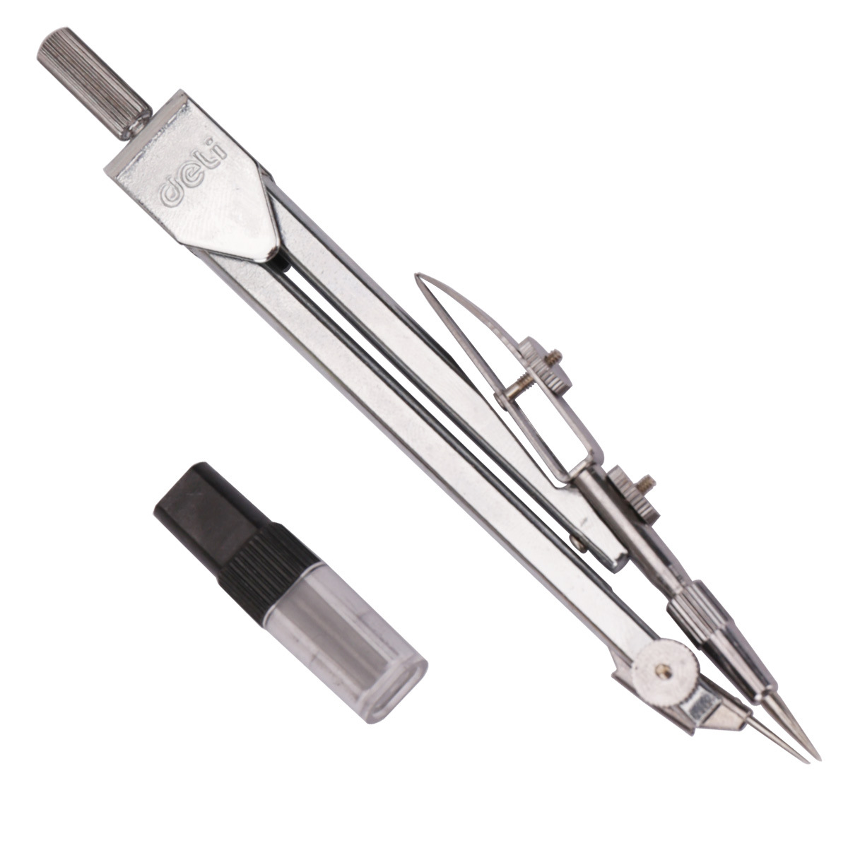 Deli Compasses 8601 Stationery Drawing Design Student Compasses Set Teaching Plastic Box Packaging Student Mathematics