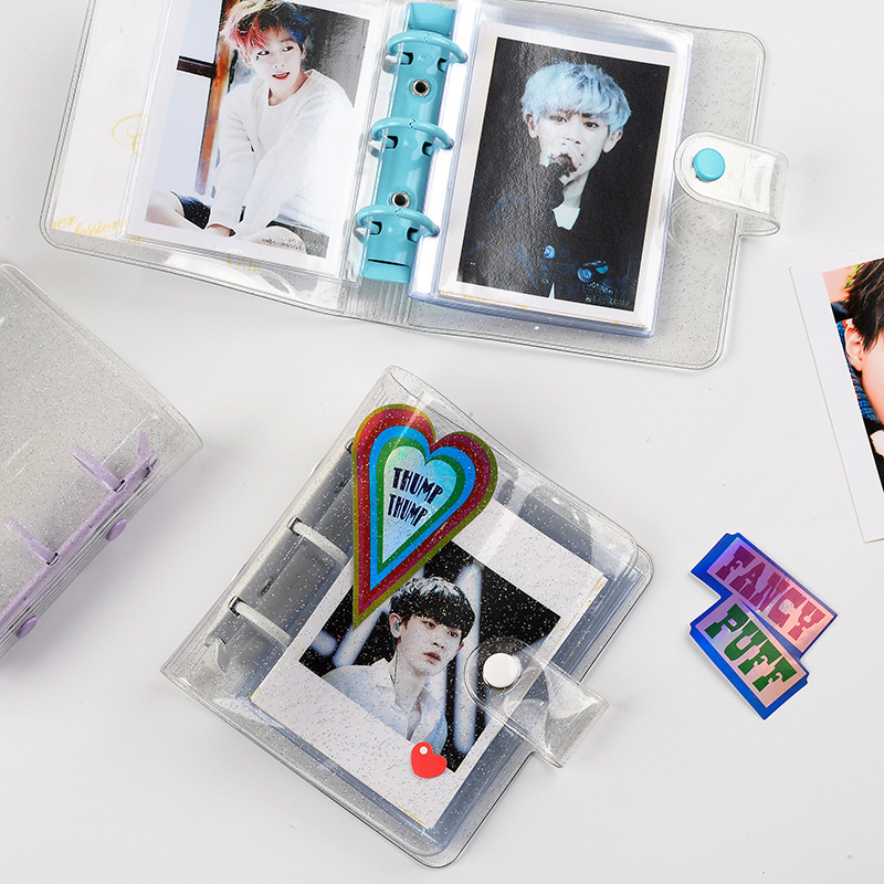 Spot Korean Mini Mini Loose-Leaf Binder TRF Diary Ins Journal Book Album Album Star Chasing