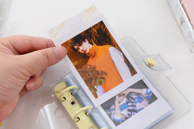 Spot Korean Mini Mini Loose-Leaf Binder TRF Diary Ins Journal Book Album Album Star Chasing Spot Korean Mini Mini Loose-Leaf Binder TRF Diary Ins Journal Book Album Album Star Chasing