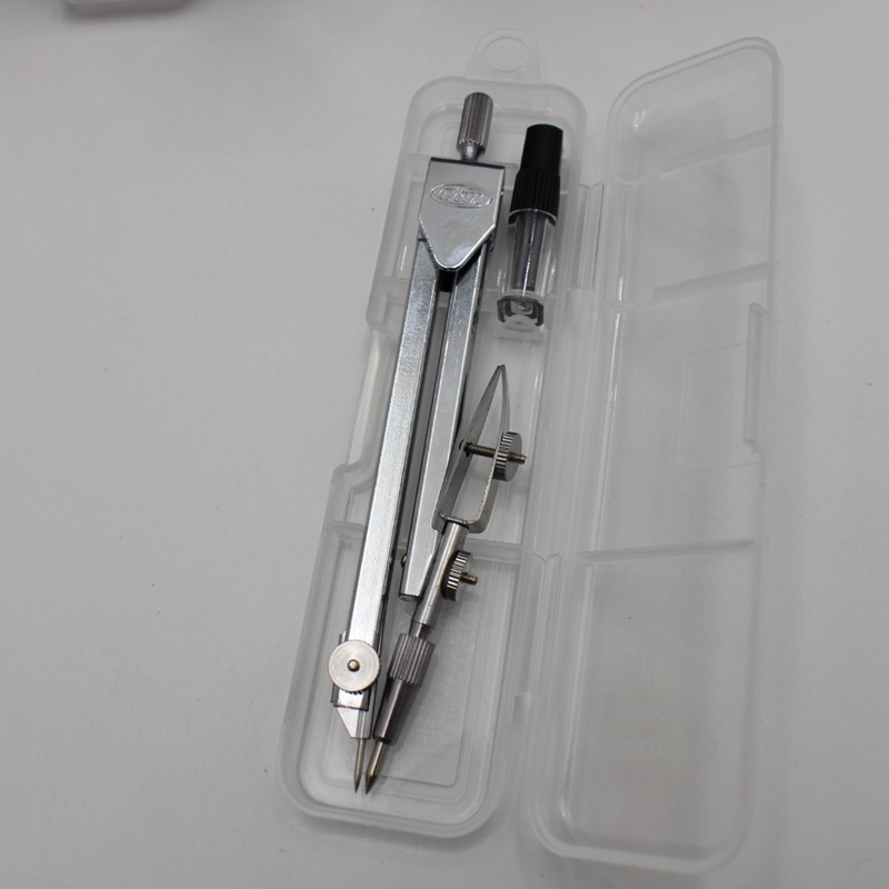 Wholesale Compasses Metal Three-Purpose Compasses Student Geometry Drawing Compass Compasses All Metal Three-Purpose Yuan Gauge Office Stationery