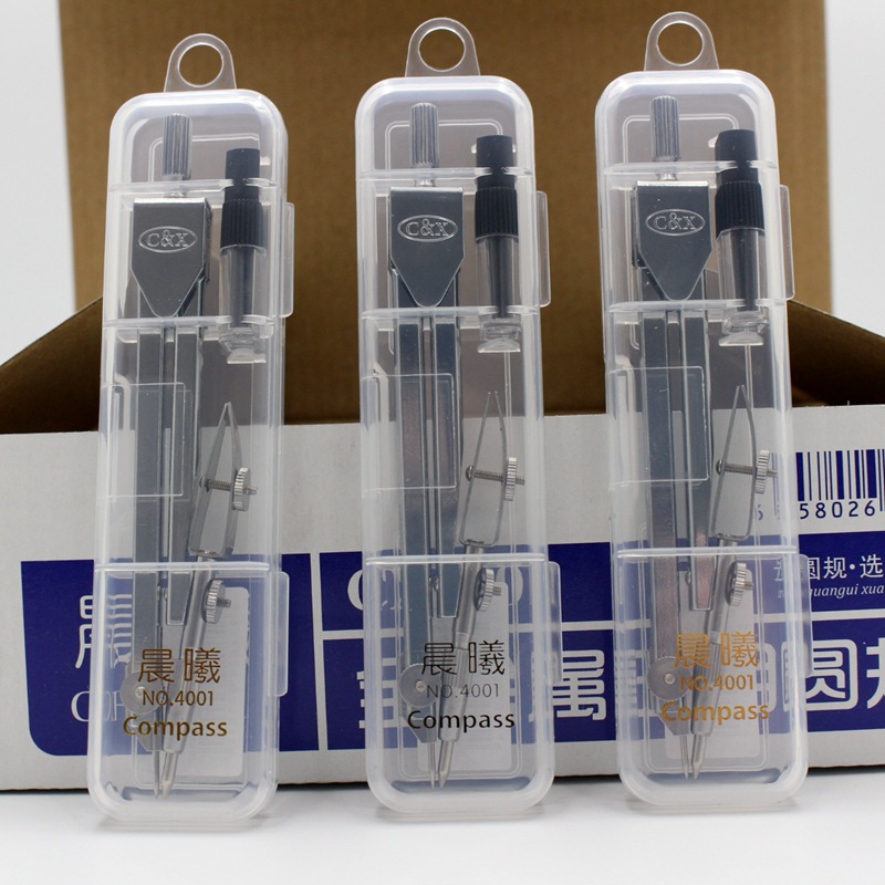 Wholesale Compasses Metal Three-Purpose Compasses Student Geometry Drawing Compass Compasses All Metal Three-Purpose Yuan Gauge Office Stationery