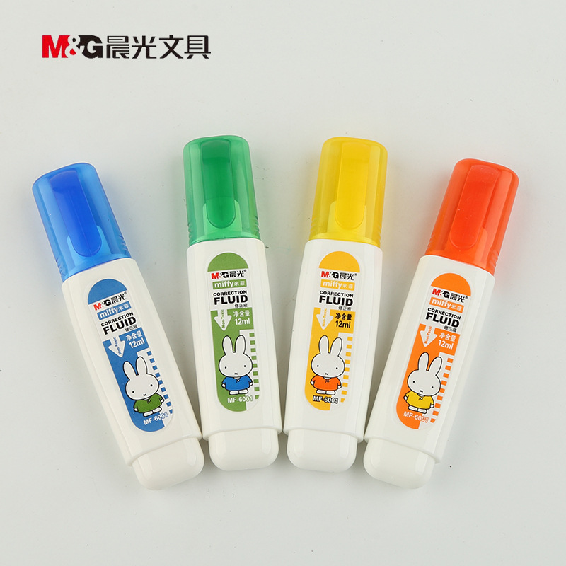 Chenguang Correction Fluid Mifei 12ml Student Correction Fluid Correction Fluid Correction Correction Liquid Correction Fluid Mf6001