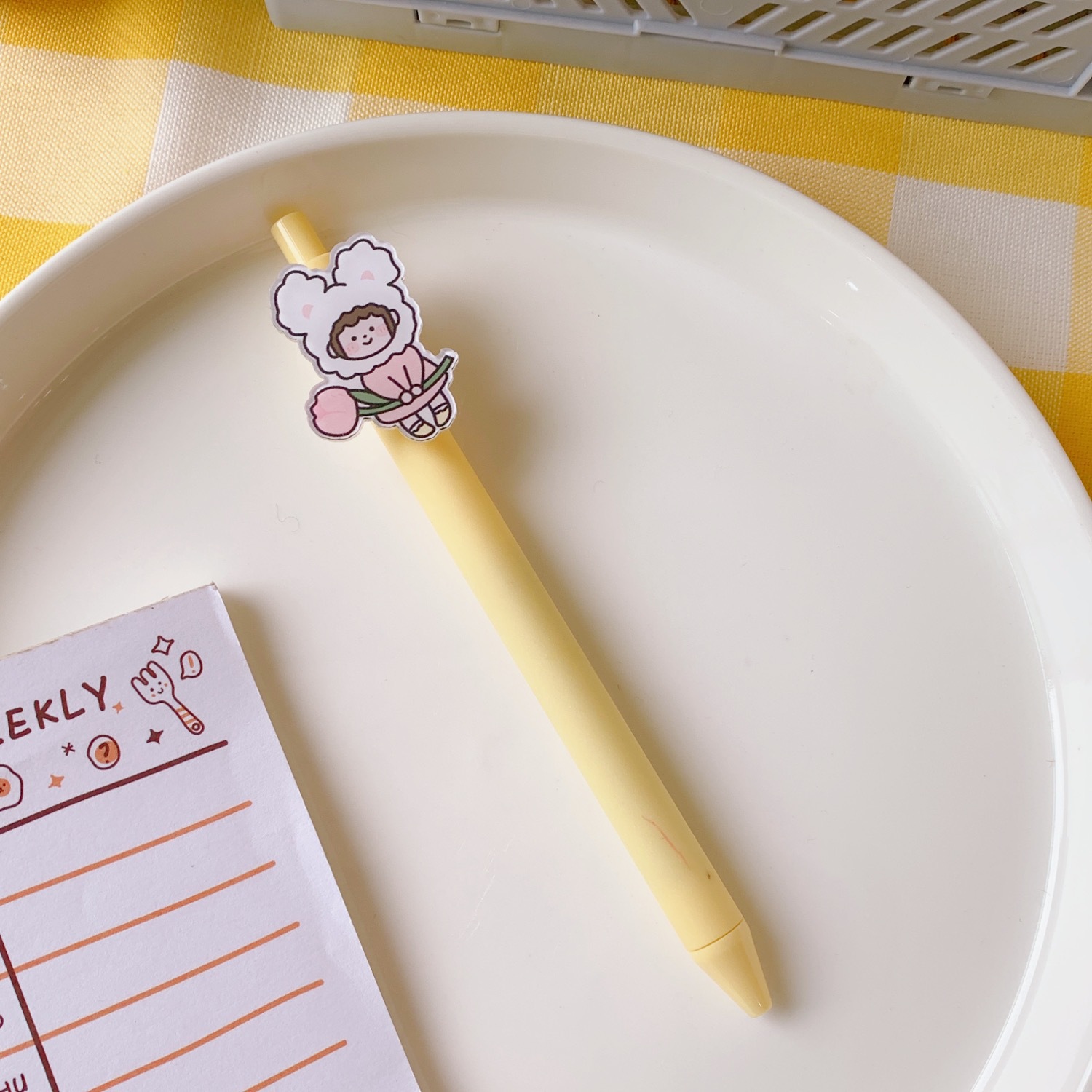 Tengyi Youpin Brush Question Press Gel Pen Cute Creative Black 0.5 Student Only Ball Pen Signature Pen Stationery