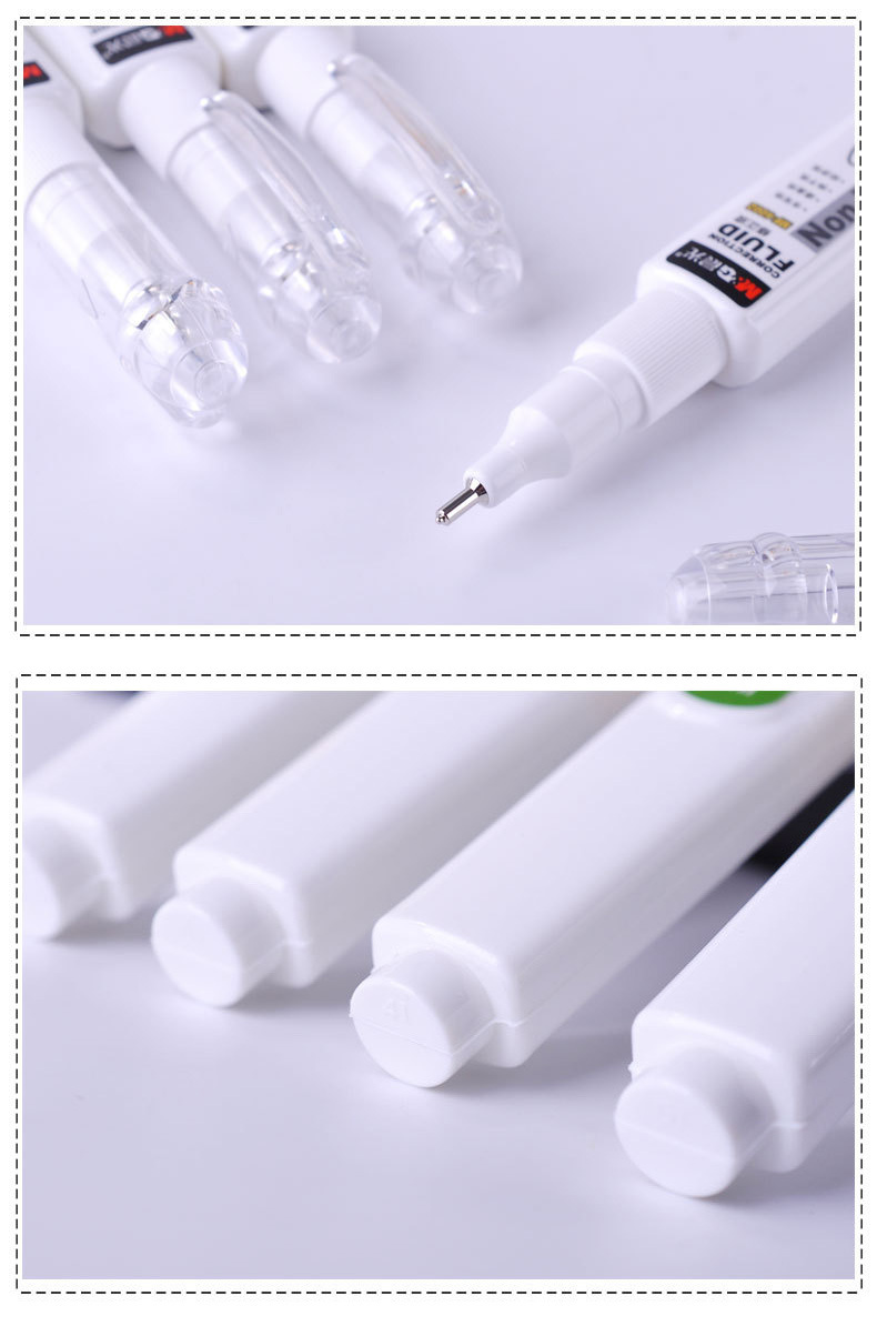 Correction Fluid 6002 Mifei Correction Fluid Student Correction Fluid Cute Correction Pen White Quick-Drying Correction Fluid