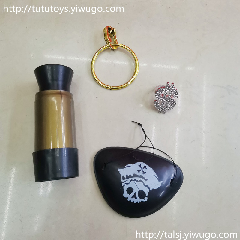Pirate Accessories Earrings Gem Ring Monocular Telescope Eye Mask Triangular Binder Treasure Chest Gold Coin Purse Pirate Accessories Earrings Gem Ring Monocular Telescope Eye Mask Triangular Binder Treasure Chest Gold Coin Purse