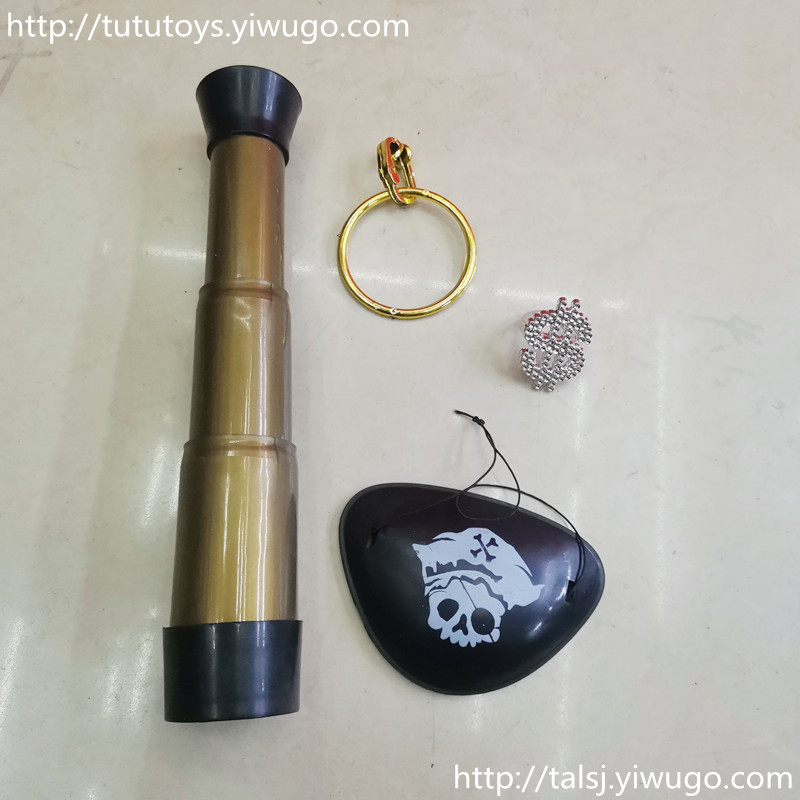 Pirate Accessories Earrings Gem Ring Monocular Telescope Eye Mask Triangular Binder Treasure Chest Gold Coin Purse Pirate Accessories Earrings Gem Ring Monocular Telescope Eye Mask Triangular Binder Treasure Chest Gold Coin Purse