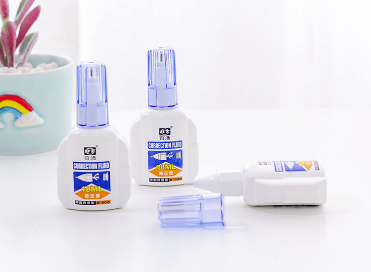 Baitong 5021 Correction Fluid Correction Fluid Brush Dual-Purpose Quick-Drying Correction Fluid Correction Fluid 12 Pieces Price Baitong 5021 Correction Fluid Correction Fluid Brush Dual-Purpose Quick-Drying Correction Fluid Correction Fluid 12 Pieces Price
