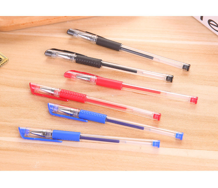 Gel Pen Ball Pen Signature Pen 0.5mm Bullet Black Red Blue Refill Office Study Exam Stationery