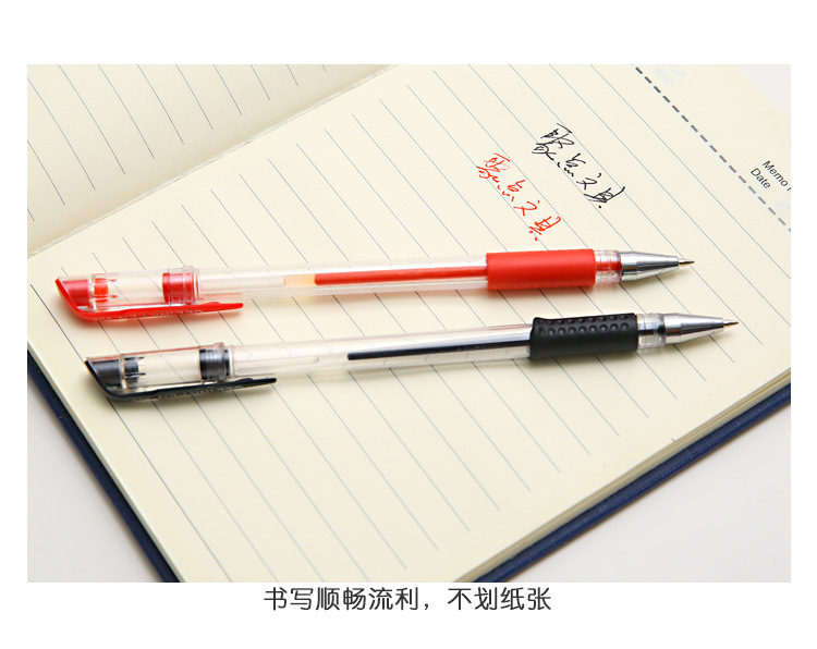 Gel Pen Ball Pen Signature Pen 0.5mm Bullet Black Red Blue Refill Office Study Exam Stationery