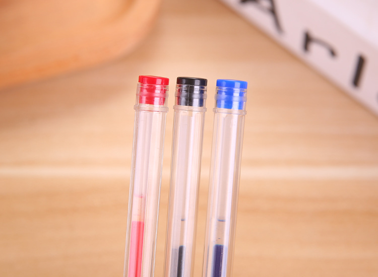 Gel Pen Ball Pen Signature Pen 0.5mm Bullet Black Red Blue Refill Office Study Exam Stationery