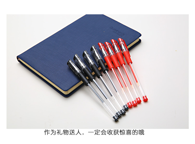 Gel Pen Ball Pen Signature Pen 0.5mm Bullet Black Red Blue Refill Office Study Exam Stationery