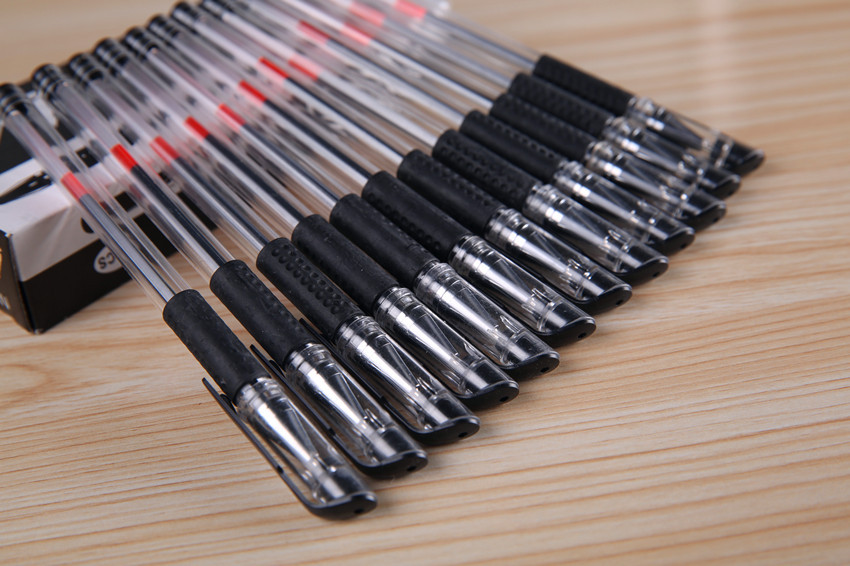 Gel Pen Ball Pen Signature Pen 0.5mm Bullet Black Red Blue Refill Office Study Exam Stationery