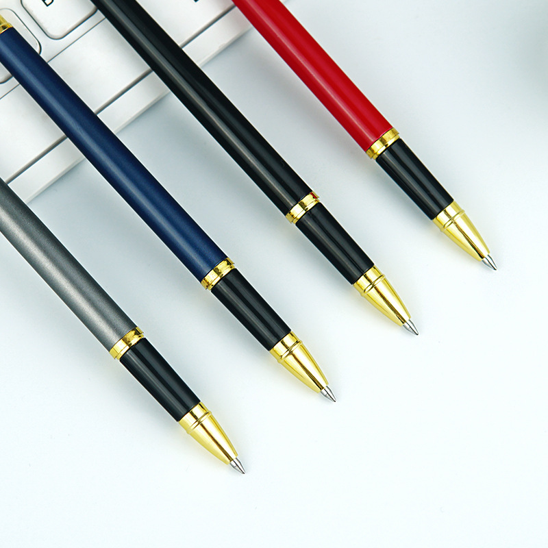 Advertising Marker Customized Logo Metal Gel Pen Business Signature Pen Office Gift Metal Ball Point Pen Promotion