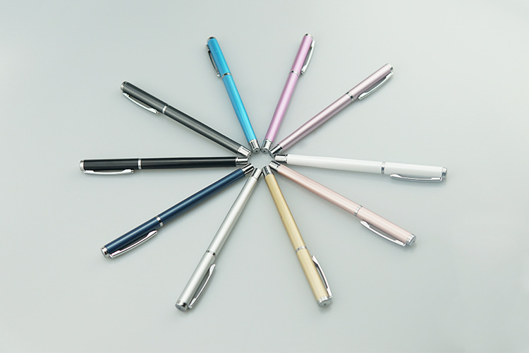 Advertising Marker Customized Logo Metal Gel Pen Business Signature Pen Office Gift Metal Ball Point Pen Promotion
