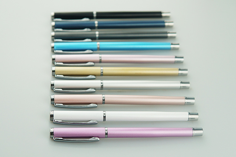 Advertising Marker Customized Logo Metal Gel Pen Business Signature Pen Office Gift Metal Ball Point Pen Promotion