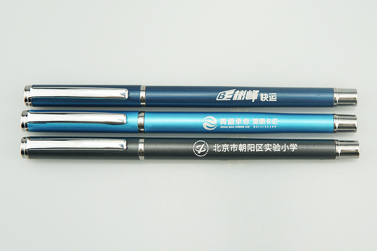 Advertising Marker Customized Logo Metal Gel Pen Business Signature Pen Office Gift Metal Ball Point Pen Promotion