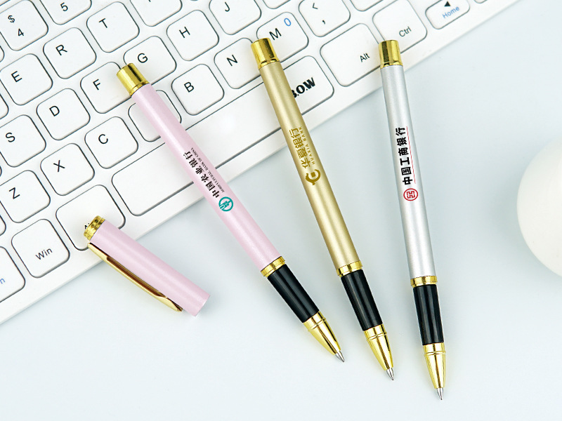 Advertising Marker Customized Logo Metal Gel Pen Business Signature Pen Office Gift Metal Ball Point Pen Promotion
