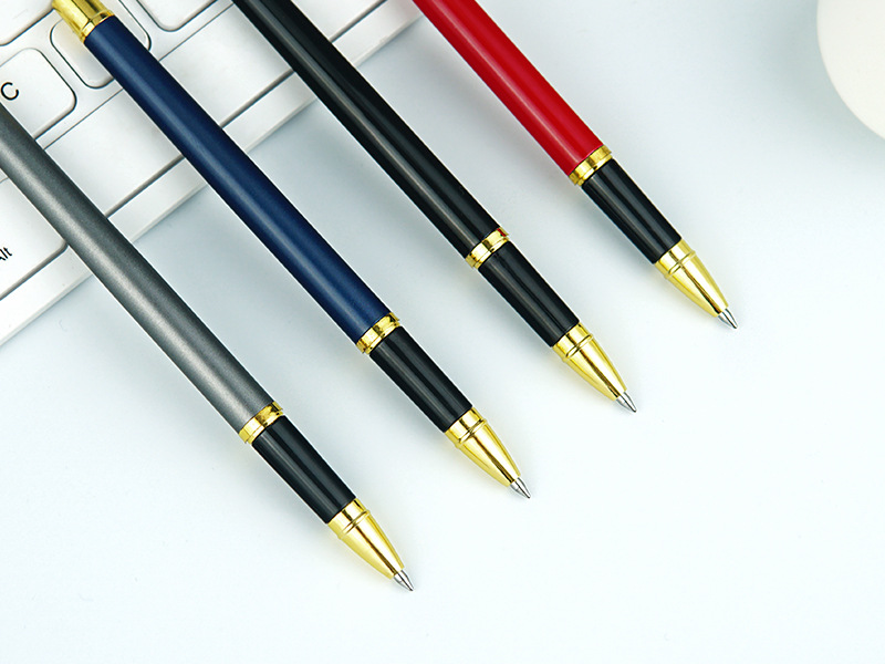 Advertising Marker Customized Logo Metal Gel Pen Business Signature Pen Office Gift Metal Ball Point Pen Promotion