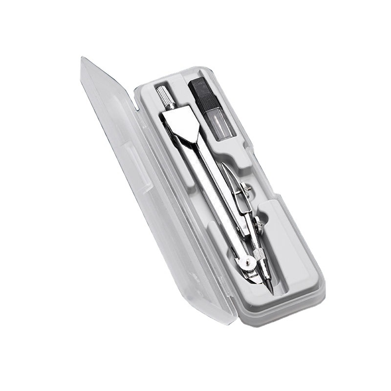 Compasses Wholesale Metal Stainless Steel Set Junior High School Practical Office Supplies Elementary School Students Painting Tools Drawing Ruler