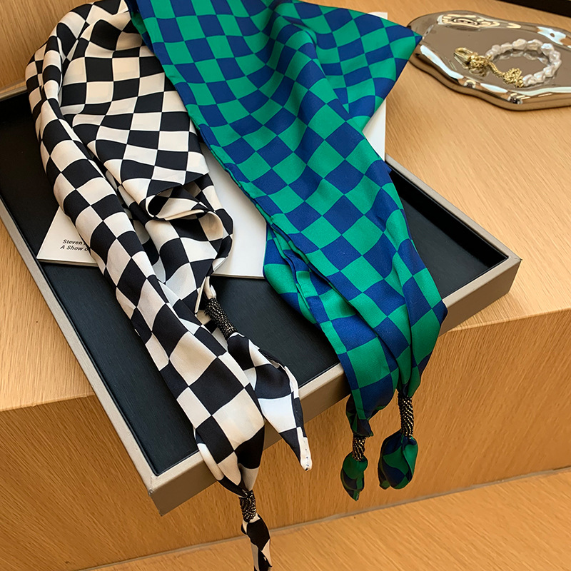 2022 Spring And Autumn New Scarf Triangular Binder Women 'S Thin Korean Style Versatile Sun Protection Scarf Air-Conditioned Room Shawl Scarf