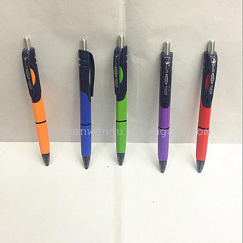 Tianfeng B- 5302 Triangle Ballpoint Pen Retractable Ballpoint Pen Plastic Ball-Pen