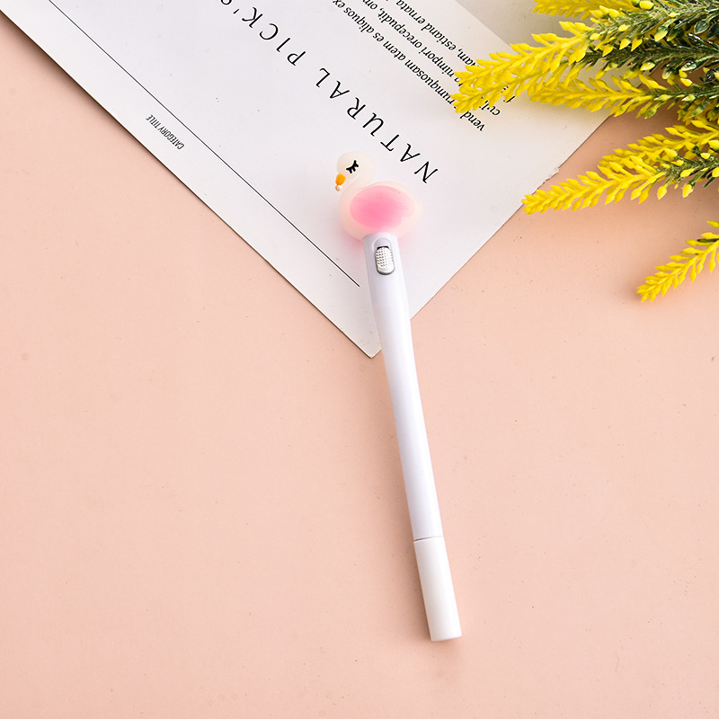 New Fashion Swan Gel Pen Neutral Ball Pen Creative Stationery for Students Cute Learning