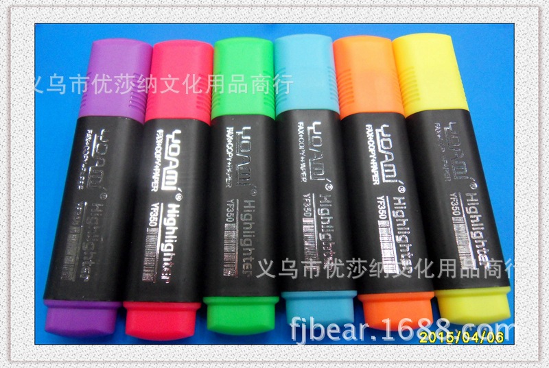 Factory direct fluorescent fluorescence nontoxic fragrance high lighter pen slant head highlighter Factory direct fluorescent fluorescence nontoxic fragrance high lighter pen slant head highlighter
