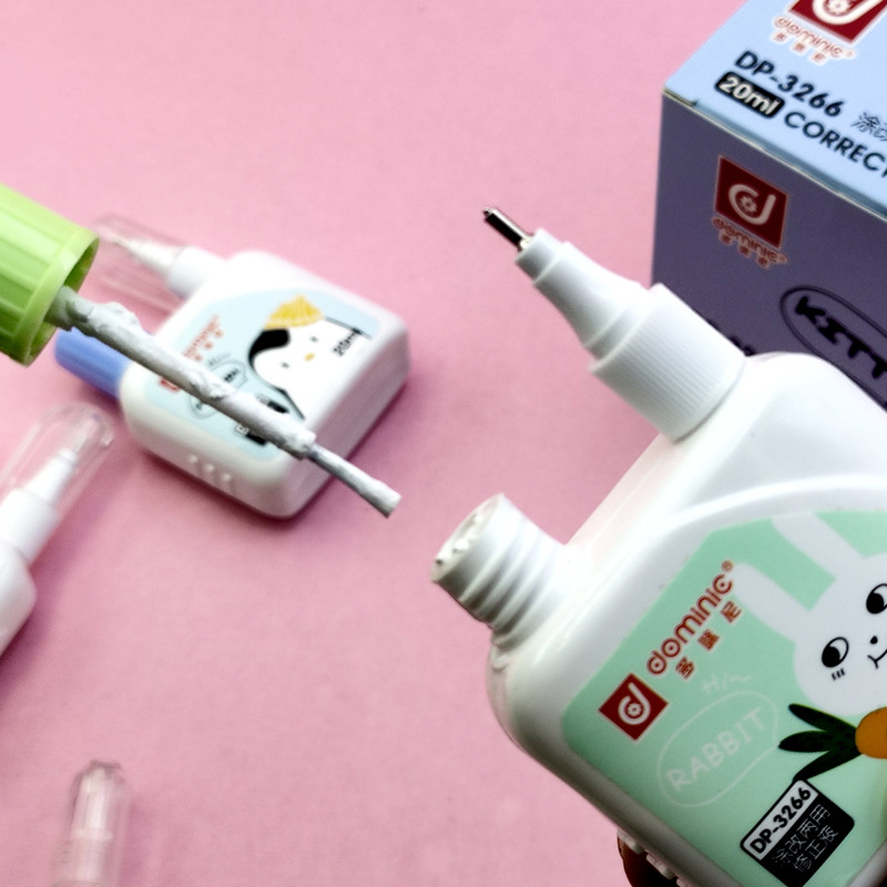 Correction Fluid Student Non-Toxic Correction Fluid Correction Fluid Correction Fluid Junior High School Student Cartoon Large Capacity Brushing Liquid 3266