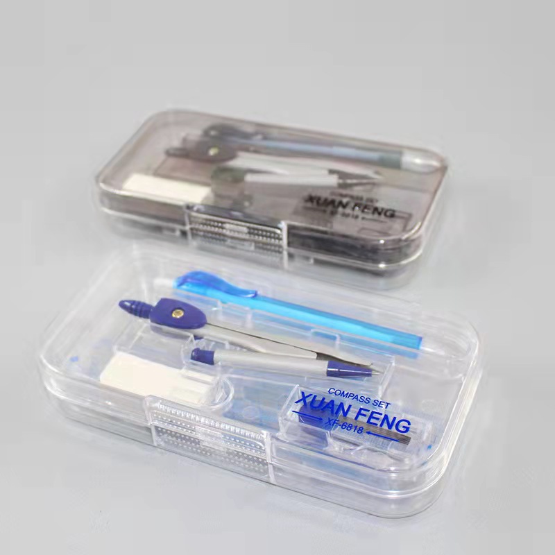 Xuanfeng Compasses Combo 8-Piece Set Uni Rulers Geometric Drawing Engineering Design Student Exam Metal Compass Compasses Xuanfeng Compasses Combo 8-Piece Set Uni Rulers Geometric Drawing Engineering Design Student Exam Metal Compass Compasses